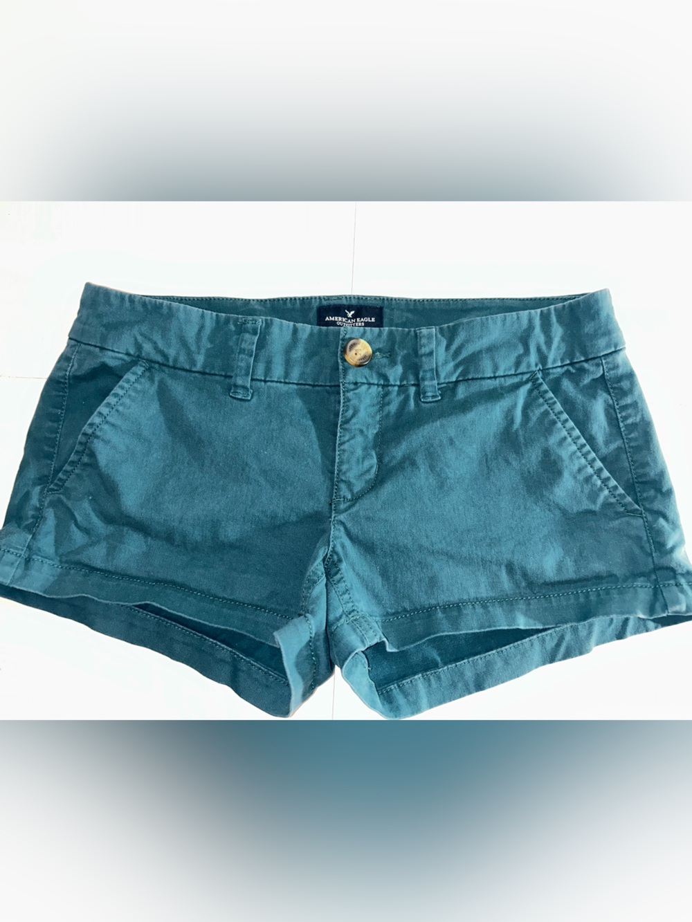 American Eagle Outfitters Teal Cargo Shorts